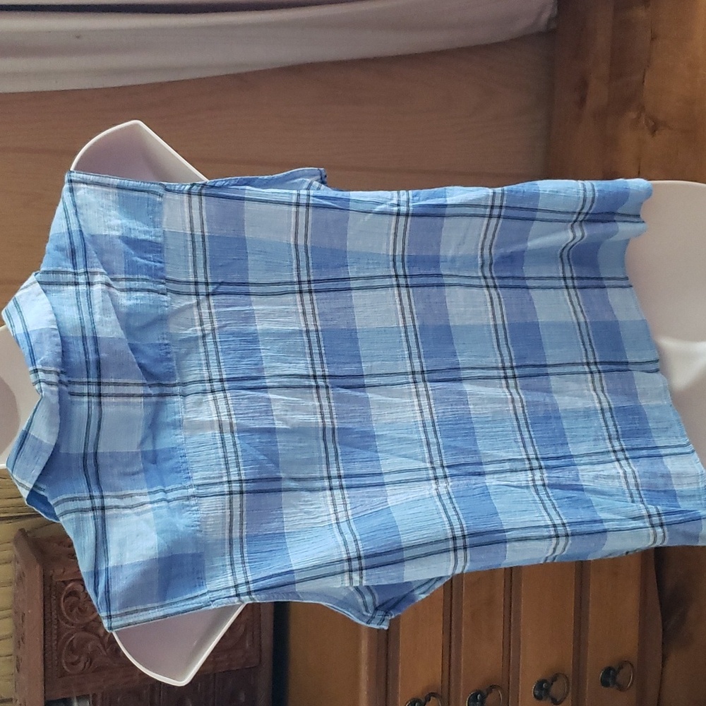 Sleeveless cotton shirt by Charter Club - Picture 5 of 6